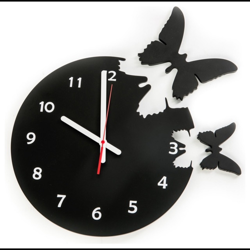 Butterfly Clock - Time Flies